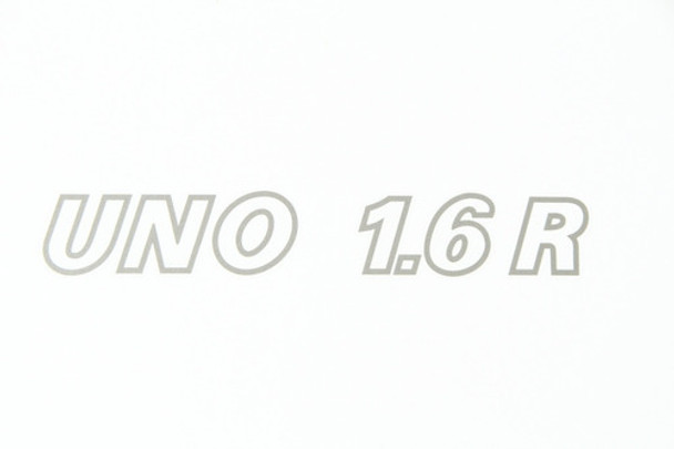 Adesivo Emblema Fiat Uno 1.6r Traseira Grafite Dx1363 Fgc 0 Adesivo Emblema Fiat Uno 1.6r Traseira Grafite Dx1363 Fgc 0
