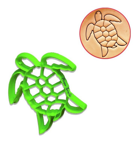 Tortuga Molde Cortante Galletas Cookies Animales Del Mar 0