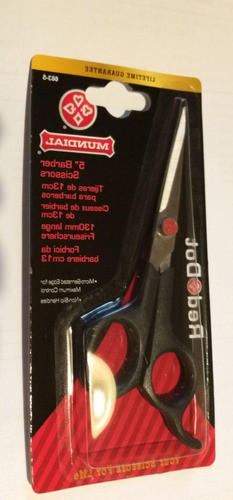 Tijera Peluquero Mundial 663 5 Con Descanso Filo Laser 0