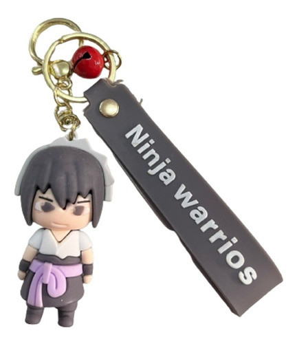 Llavero De Goma Naruto - Sasuke 0