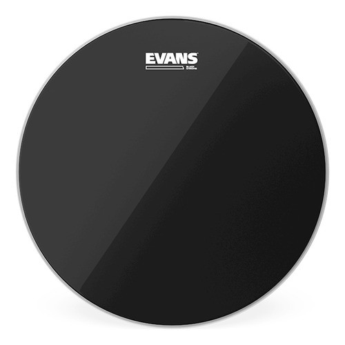 Parche Para Tom De Bateria Evans 18 Black Chrome Doble Capa 0
