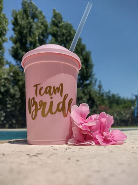 Vaso Plastico Milkshake Bride Y Team (x 20) Personalizado 0 Vaso Plastico Milkshake Bride Y Team (x 20) Personalizado 0