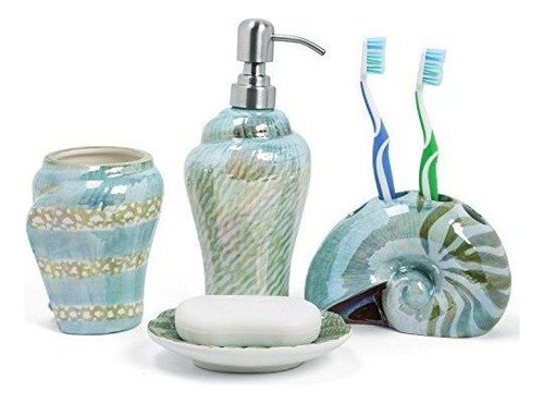 Forlong Fl3008 Juego De Accesorios De Bano De Ceramica 4 V 0