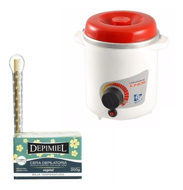 Olla Cera Depilatoria Fundidor Arcametal Calentador 500 Grs 0