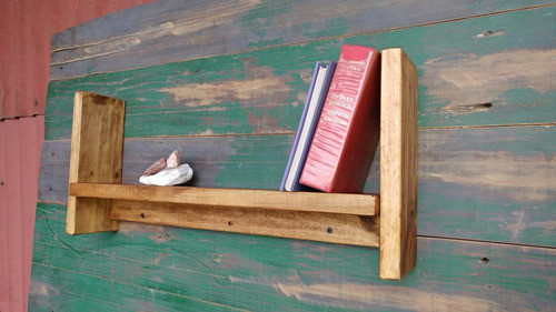 Repisa Estante  De Madera Diseño Original Hache 0