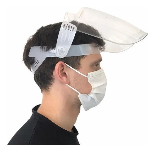 Mascara Visor Policarbonato Alta Transparencia Rebatible 0