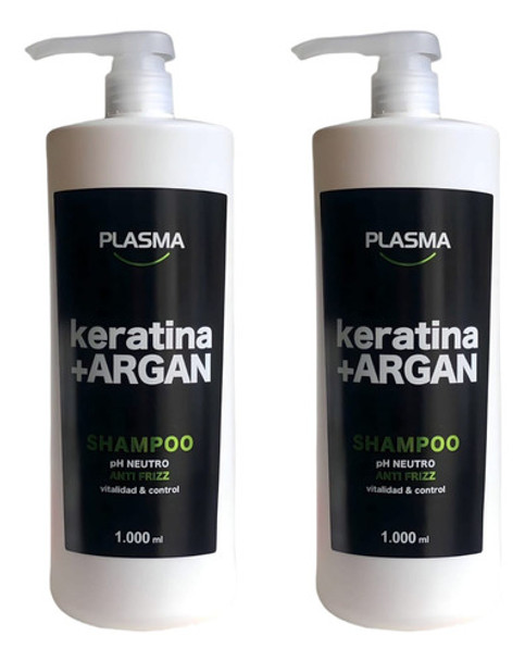 Shampoo Anti Frizz Ph Neutro Plasma Promo 2 Unidades 1000ml 0