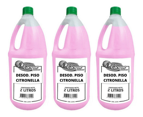 Desodorante Piso Citronella X2lts Cacique,packx3u(cod. 3845) 0