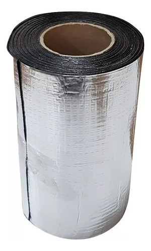 Membrana Autoadhesiva Asfaltica Aluminio Rollo 25cm X 10mts 0