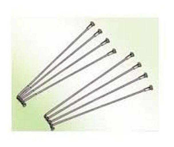 Rayos Zincados Para Bicicleta 175mm Con Niple 36 Unidades 0
