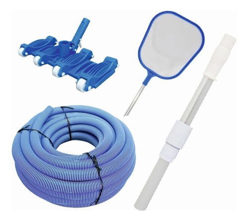 Kit Limpieza Y Mantenimiento Para Piscinas Vulcano Liviano 0