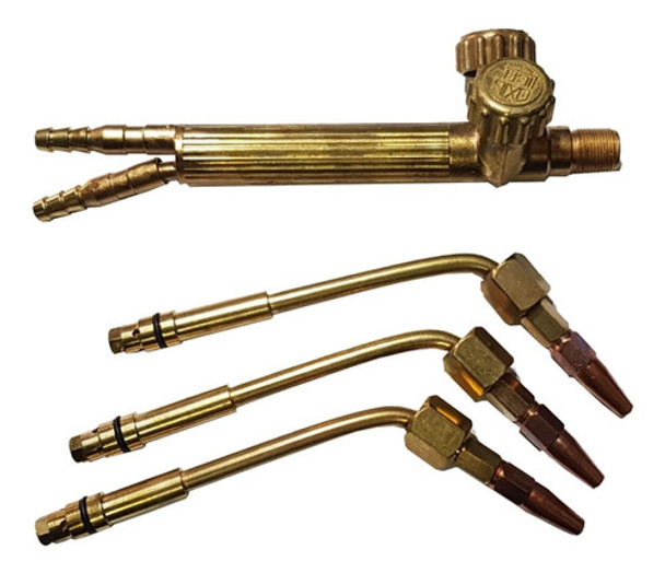 Soplete Chapista M3 Oxi Acetileno Mango 3 Picos 012 Lacueva 0