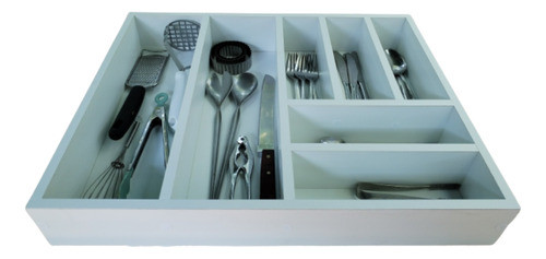 Cubiertero De Madera, Organizador De Cajón. 0