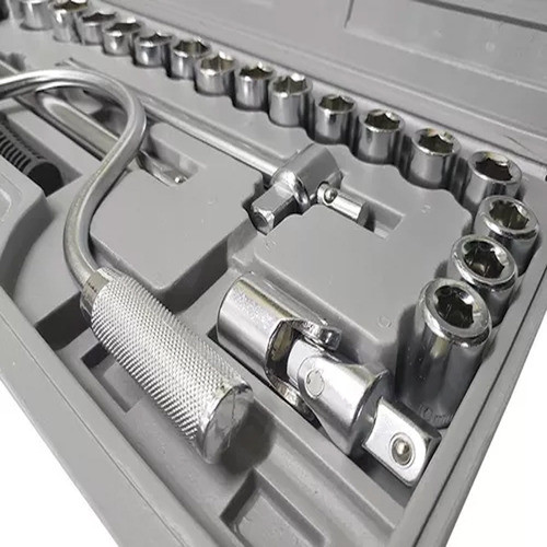 Jogo De Catraca E Soquetes 1/2  Com 24 Peças 10-32mm Eda 0