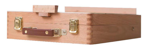 Cavalete De Arte De Madeira Caixa De Esboço Cavalete De 0