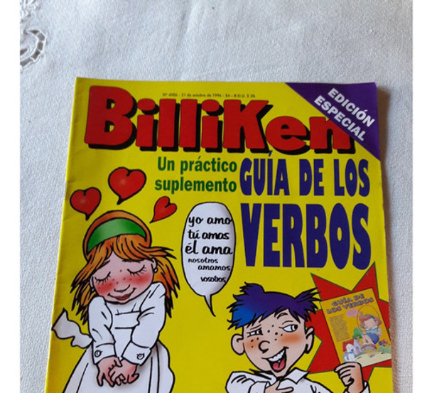 Revista Billiken N° 4006 21 Octubre De 1996  Ed. Especial 0