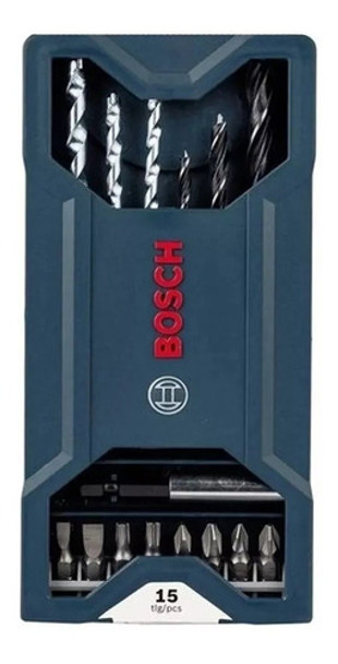 Juego Set Mechas Puntas Bosch 15 Piezas Mini X Line 0