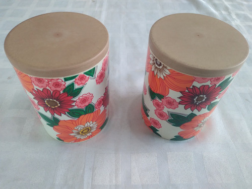 Juego Tarros Plasticos Cocina Vintage 0