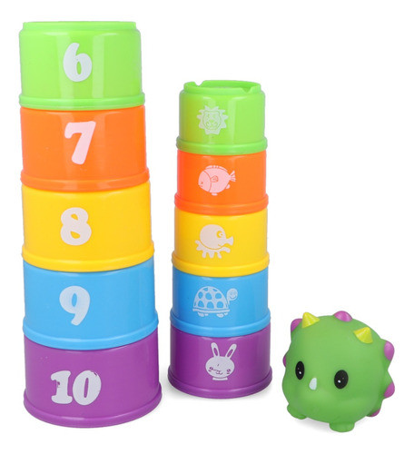 Juego Didactico Apilable Números Animales Para Bebé 0