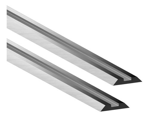 Conjunto De Faca Lamina Fina Para Plaina Elétrica 82mm 0