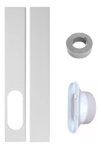 Kit Régua De Janela + Adaptador Ar Condicionado Portátil 13 0