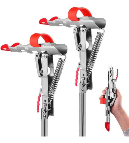 2 Peças Suporte De Vara De Pesca De Mola Automática No Chão 0