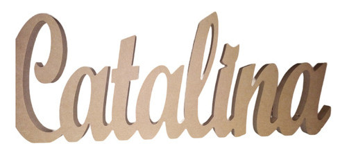 Nombre Completo - Letras En Madera Mdf 16 Cm Para Decoración 0