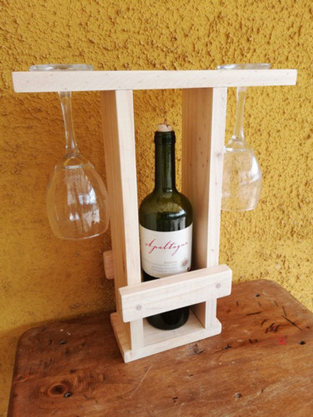 Vinoteca De Madera Con Copero 0