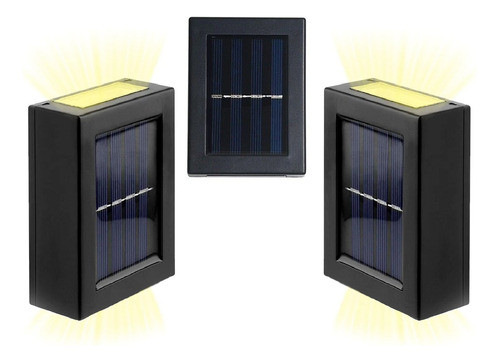 Pack X4 Foco Solar Bidireccional Led Jardin Apto Exterior Ax 0