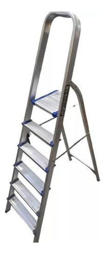 Escalera De 6 Escalones De Aluminio Plegable 0