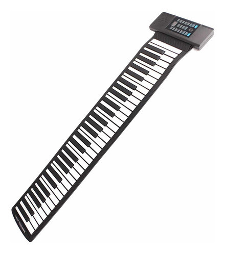 Travel Piano, 61 Teclas, Teclado Dobrável, Função Midi, Port 0