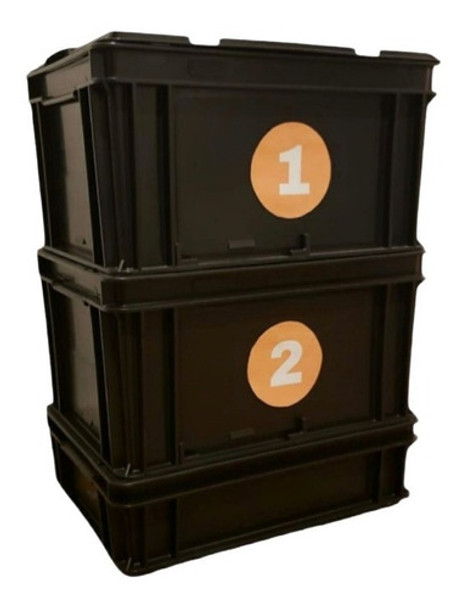 Compostera De Plástico Reciclado 40 L 0