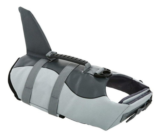 Chaqueta De Seguridad Para Perros Ajustable, Gris Tiburón Gr 0 Chaqueta De Seguridad Para Perros Ajustable, Gris Tiburón Gr 0