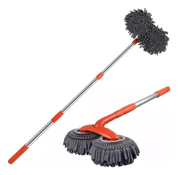Esfregão De Limpeza Completo Retrátil Automotivo Esfregão C 0