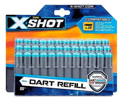 Juego Dardos Zuru X-shot X36 Recarga Repuesto Arma Accesorio 0
