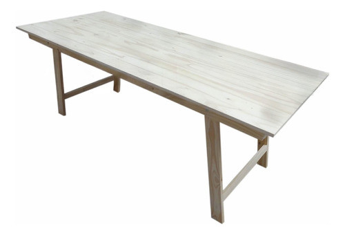 Argen Pino Mesa Plegable Madera Maciza 2,00 X 0,56 Fabrica 0