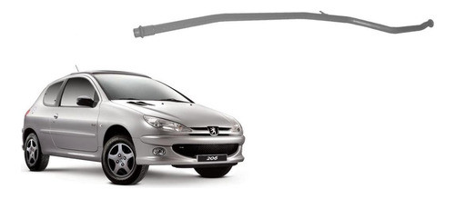 Caño Intermedio Peugeot 206 1.4 + Soporte De Sujeción 0
