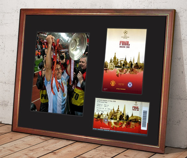 Manchester United Campeón Champions League 2008 Cuadro Tevez 0 Manchester United Campeón Champions League 2008 Cuadro Tevez 0