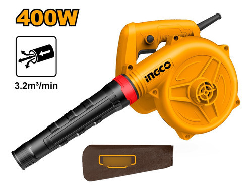 Sopladora Hojas Aspiradora Inflador Ingco 400w Ab4038 0