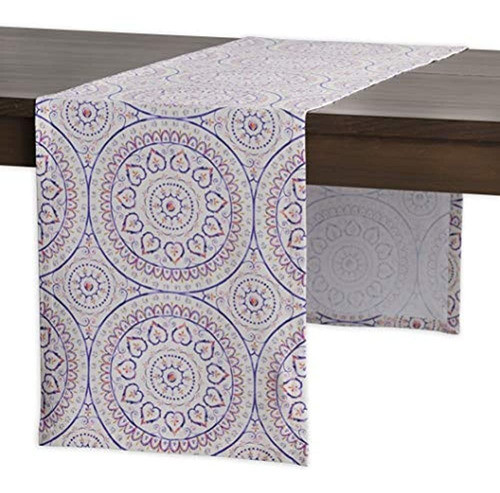 Maison D Hermine Mandala 100% Algodón Tabla Runner Sola Capa 0