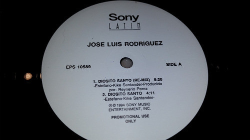 Jose Luis Rodriguez Diosito Santo Vinilo Maxi Usa 1994 0