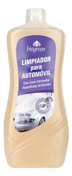 Limpiador Para Automóvil Biogreen Con Cera Carnauba 0