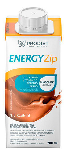 Energyzip 200 Ml Chocolate Prodiet 0