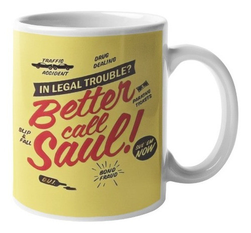 Taza De Cerámica Better Call Saul (varios Modelos) 0