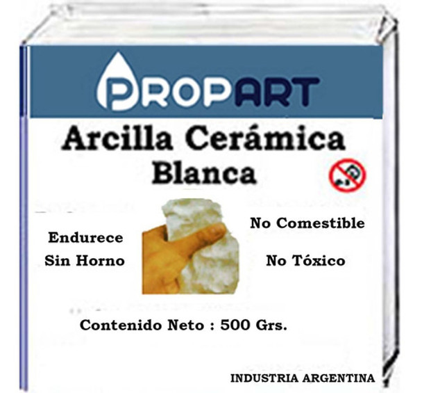 Arcilla Cerámica En Pasta Para Modelar X 500 Grs. X 10 Unida 0
