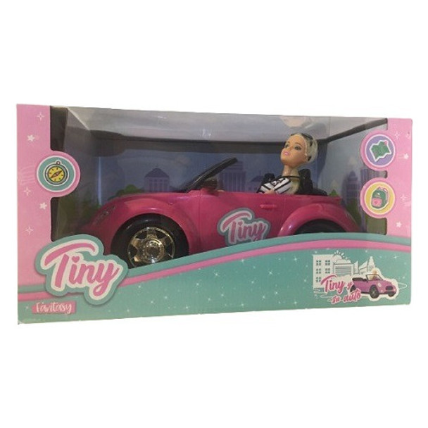 Muñeca Tiny Con Su Auto 0