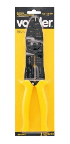 Alicate Compressão Para Cabo Coaxial Ap-055 Vonder 0