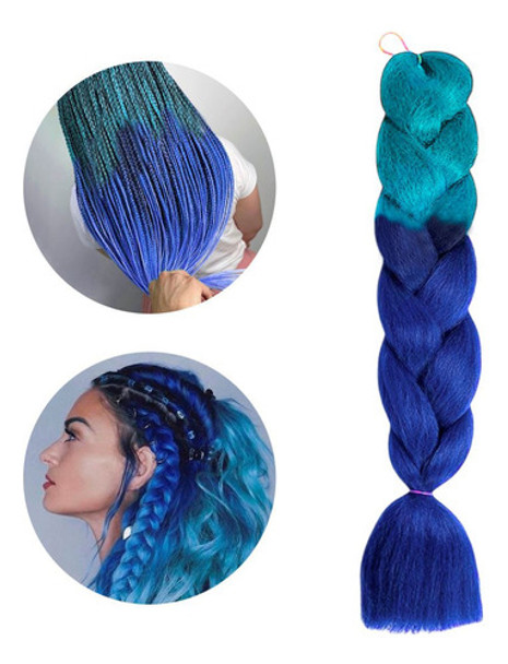 Pelo Para Trenzas Californianas Pelo Sintético Fantasía 0