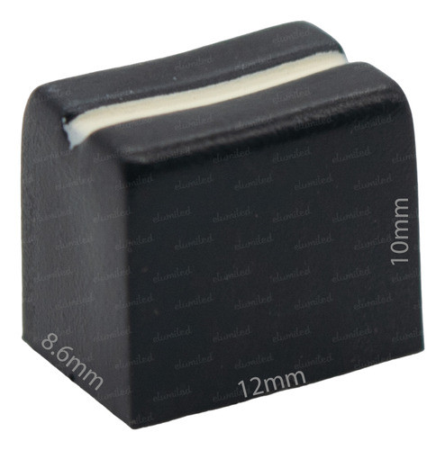 6 Perillas Potenciometro Deslizable Consola 9x12x10mm 0