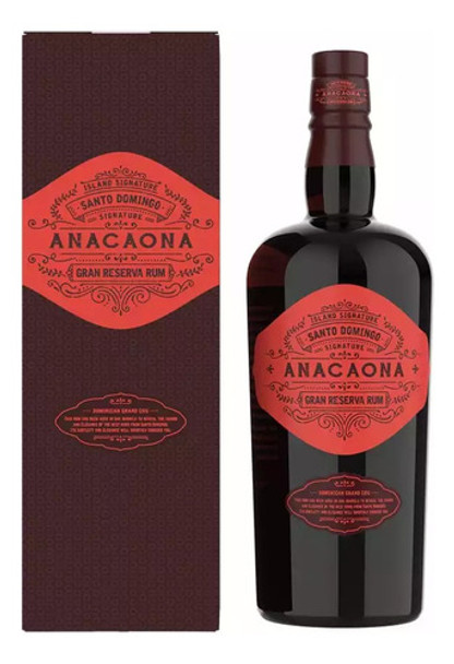 Ron Anacaona 40% 700 Ml Sin Estuche 0